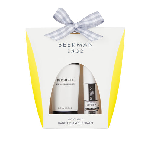 Beekman Fresh Air Hand Cream & Lip Balm Set - Gabrielle&
