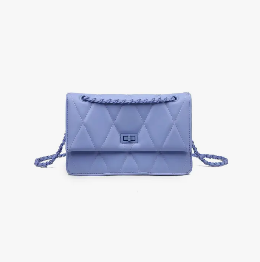 Yelena Crossbody - Periwinkle - Gabrielle's Biloxi