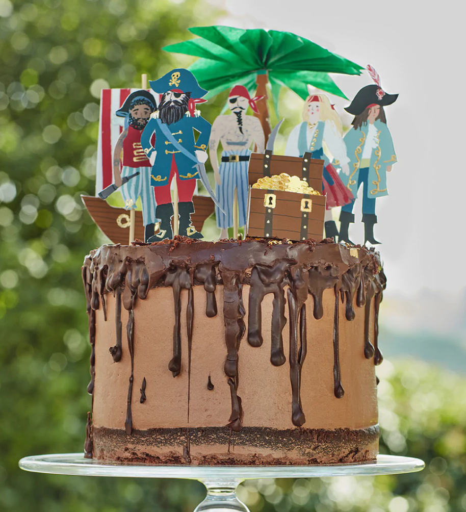 Meri Meri Pirates & Palm Tree Cake Topper - Gabrielle's Biloxi