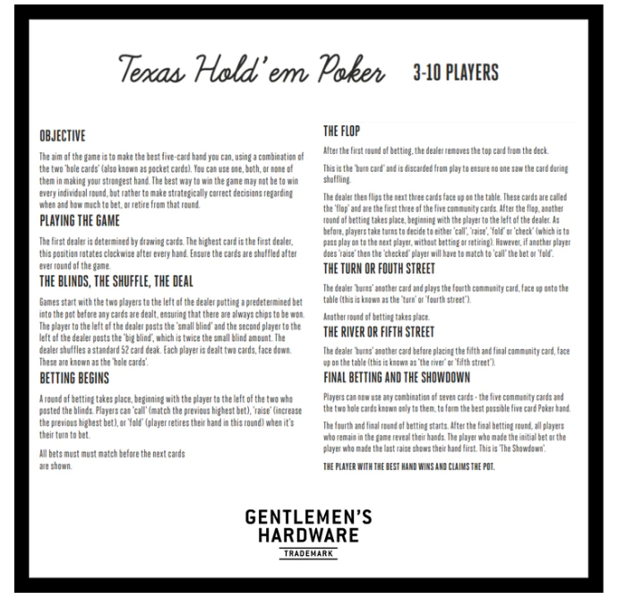 Campfire Poker - Gabrielle's Biloxi