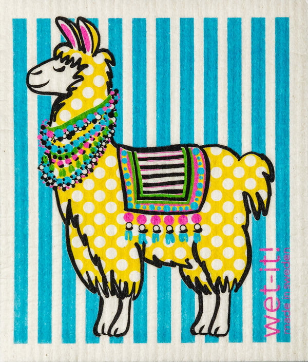 Wet Cloth - Polka Llama - Gabrielle's Biloxi