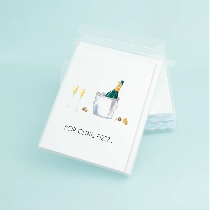 Champagne Celebration Cards - Box of 8 - Gabrielle's Biloxi