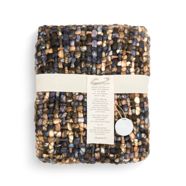 Demdaco Your Journey Throw Blanket-Blue/Green - Gabrielle's Biloxi