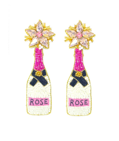Rose Champagne Earrings - Gabrielle's Biloxi