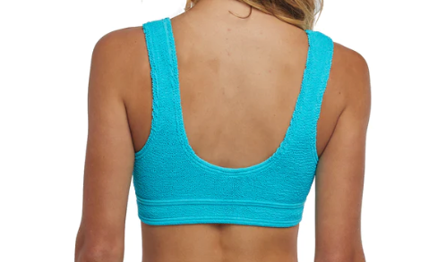 LOVE & BIKINI Sardinia Bikini Top - Scuba Blue - Gabrielle's Biloxi
