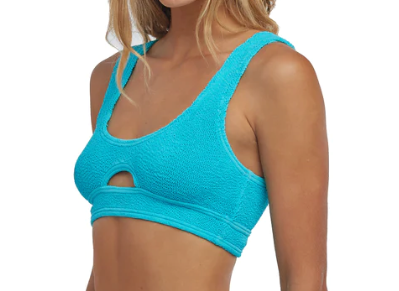 LOVE & BIKINI Sardinia Bikini Top - Scuba Blue - Gabrielle's Biloxi