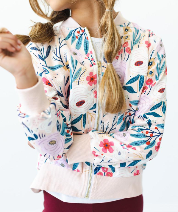 Girls Whimsy Satin Jacket - Gabrielle's Biloxi