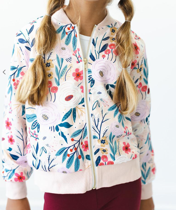 Girls Whimsy Satin Jacket - Gabrielle's Biloxi