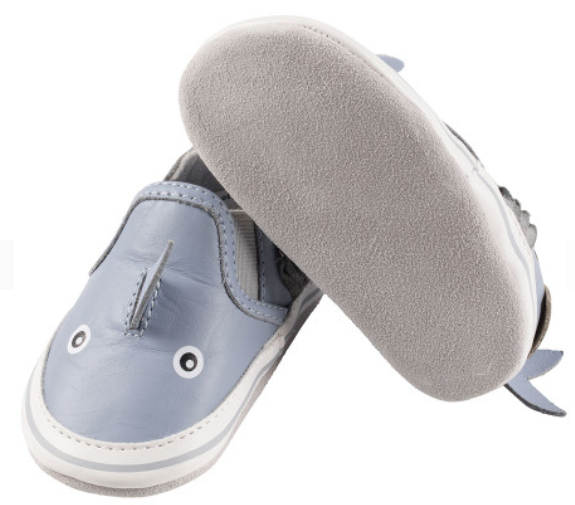 Robeez Sebastian Shark Soft Sole Blue Boys - Gabrielle's Biloxi