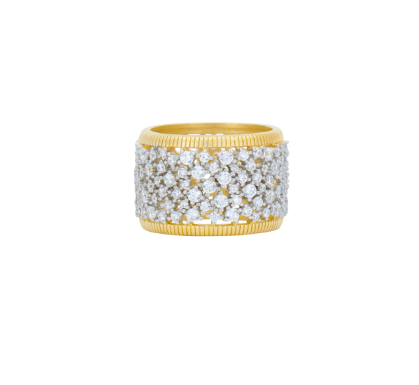 Frieda Rothman Shining Hope Wide Band Ring - Midnight - Gabrielle's Biloxi