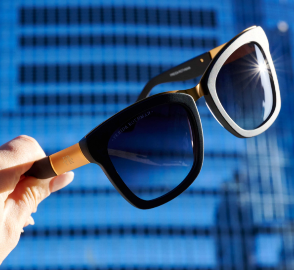 Freida Rothman Madison Large Cateye Sunglasses - Black - Gabrielle's Biloxi