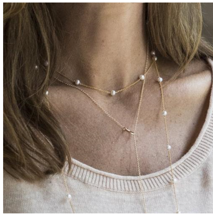 ENewton Simplicity Gold 4mm Bead Pearl Choker - Gabrielle's Biloxi
