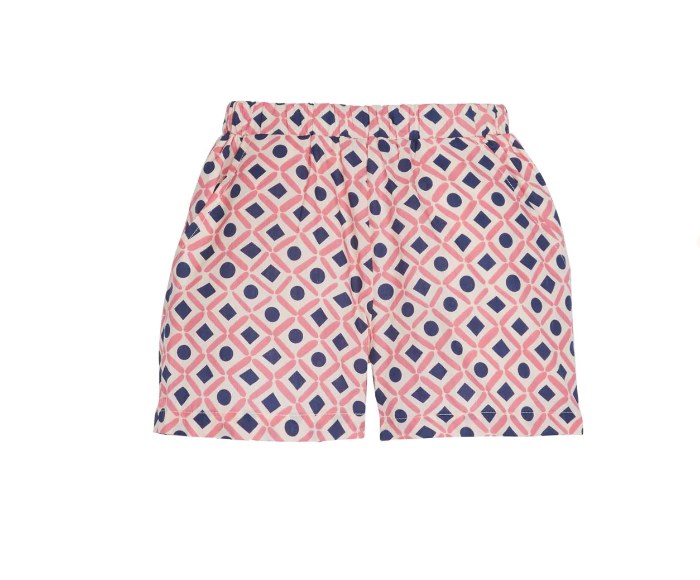 Bisby Girls Basic Shorts Rose Geo - Gabrielle's Biloxi