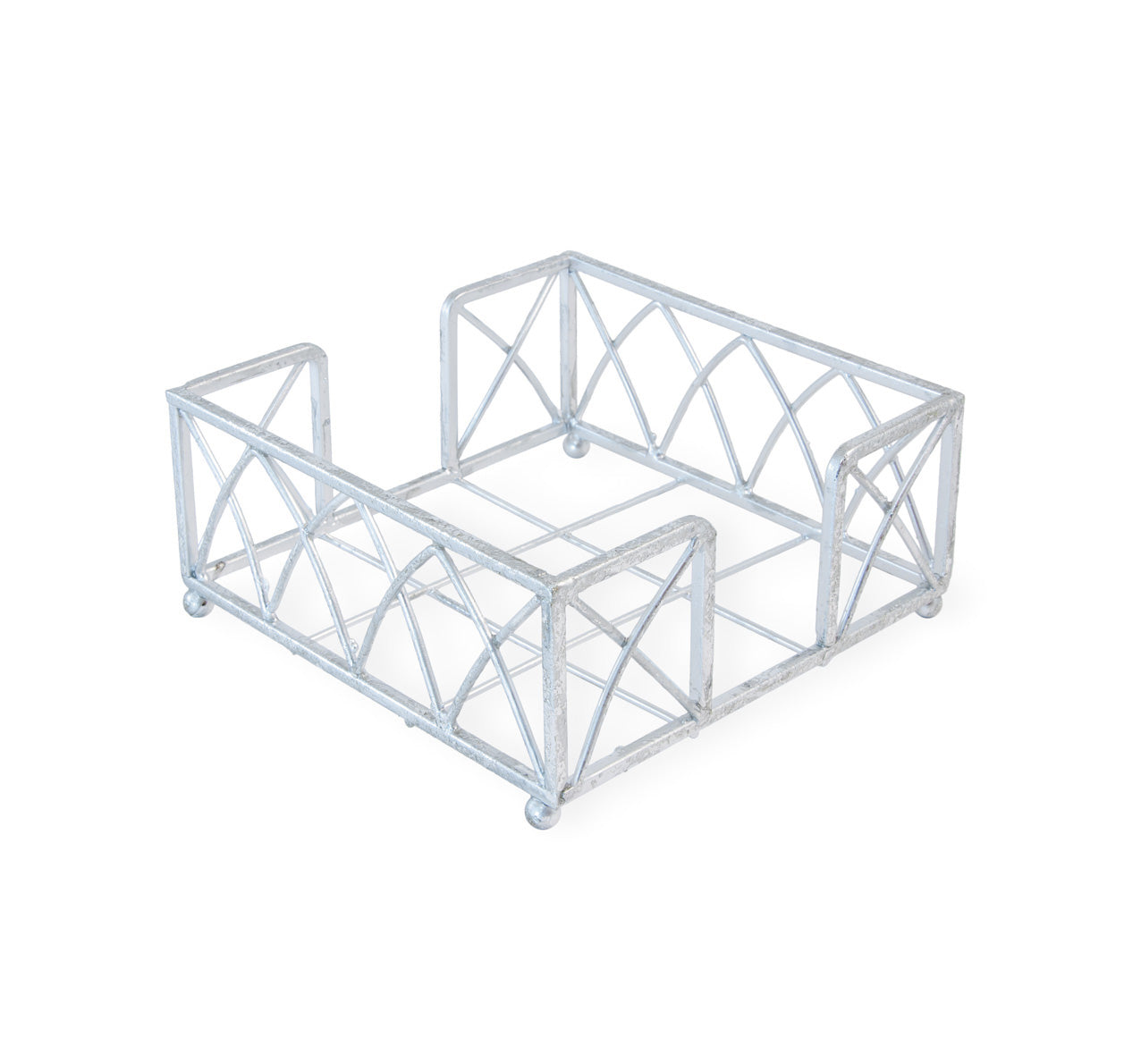 Arch Silver Leaf Cocktail Caddy