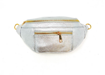 German Fuentes Shoulder / Belt Bag - Silver - Gabrielle's Biloxi