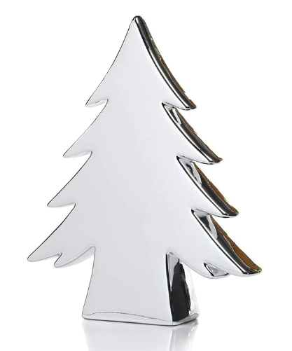 Teton Silver Ceramic Tree 10.75" - Gabrielle's Biloxi