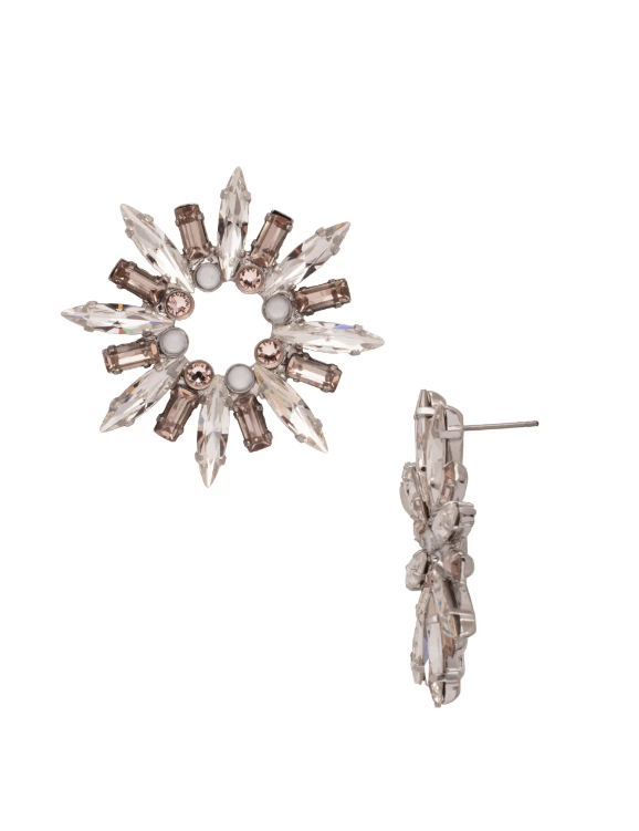 Sorrelli Emory Statement Earring Snow Bunny Palladium - Gabrielle's Biloxi