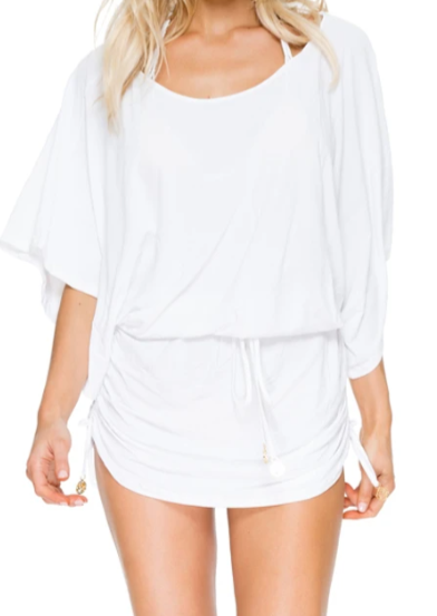 Luli Fama South Beach Dress - White - Gabrielle&