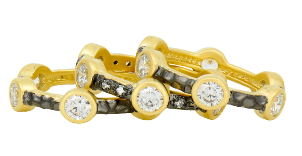 Freida Rothman Starry Night Set of 3 Rings - Gabrielle's Biloxi