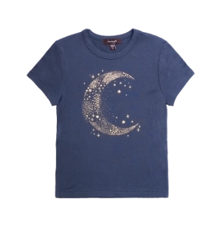 Imoga Amita Graphic Print Tee Navy - Gabrielle's Biloxi