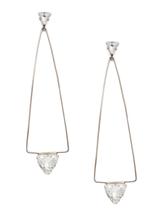 Sorrelli Sutton Dangle Earring Antique Silver Crystal - Gabrielle's Biloxi