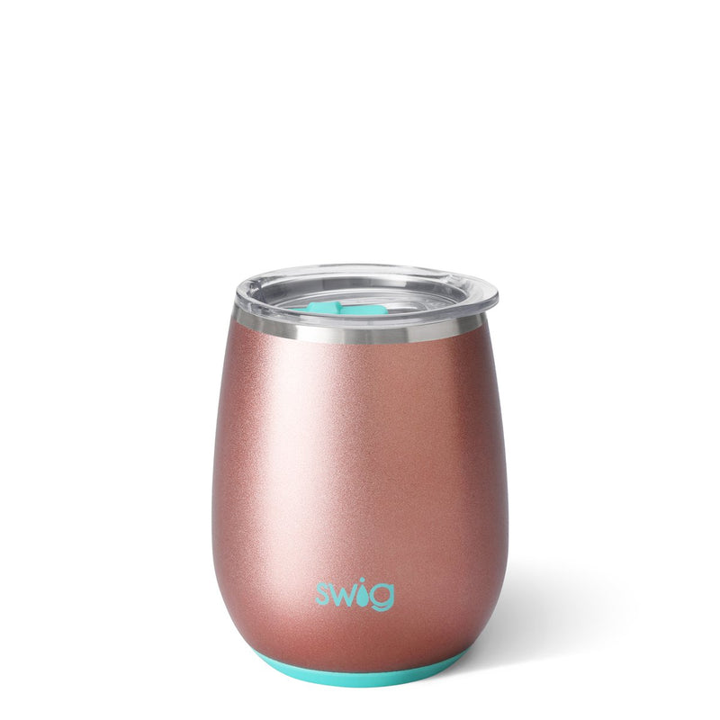 Swig 14oz Stemless Wine Cup Rose Gold - Gabrielle&