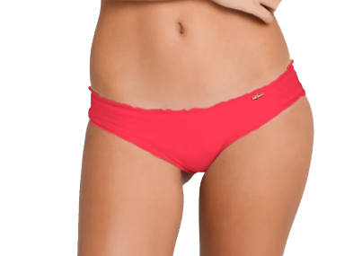 Luli Fama Full Ruched Back Bottom - Bombshell Red - Gabrielle's Biloxi