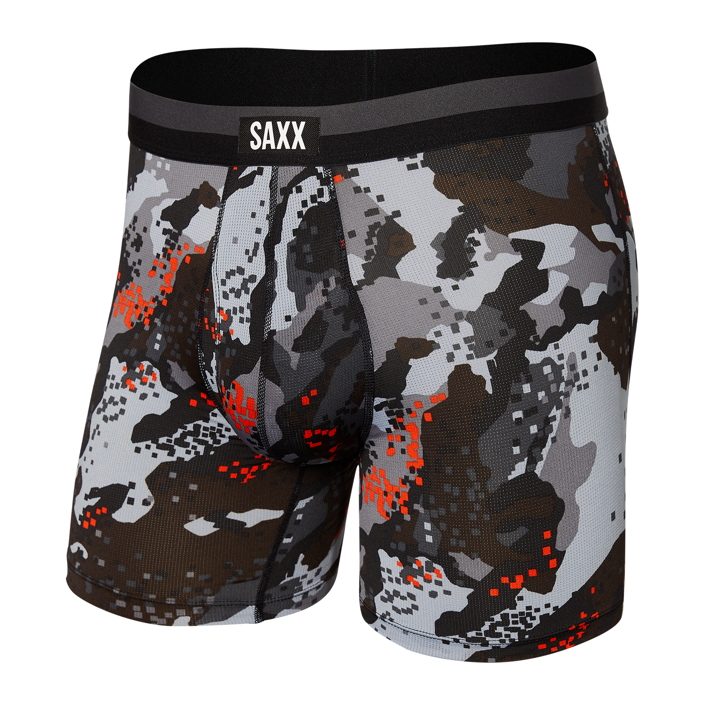 Saxx Sport Mesh BB Fly Graphite Digi Quake Camo - Gabrielle's Biloxi