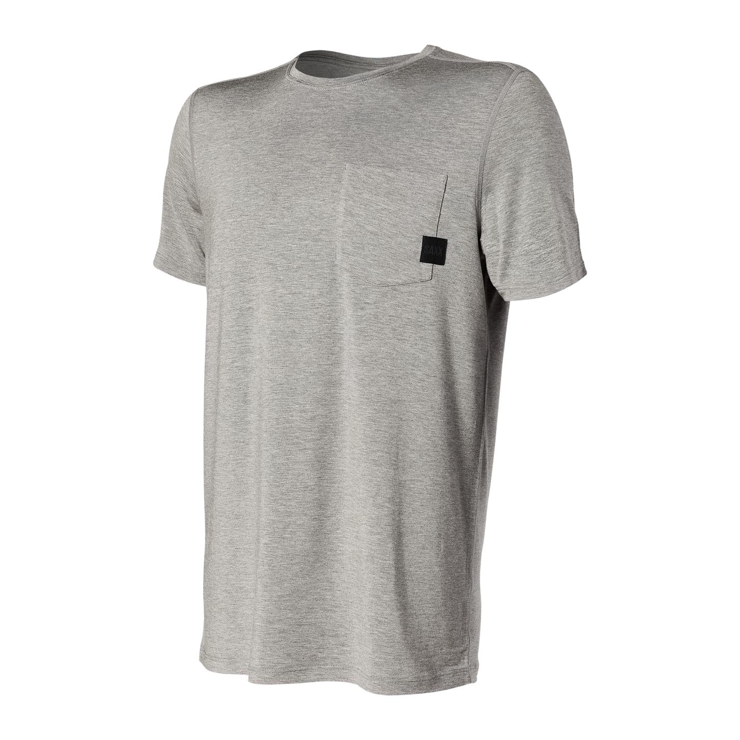 Saxx Sleep Walker SS Pocket Tee Dark Grey Heather - Gabrielle's Biloxi
