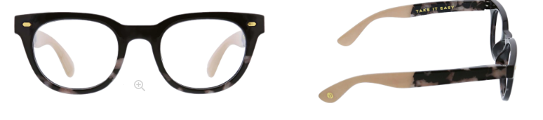 Peepers Take It Easy - Black / Black Marble - Gabrielle's Biloxi