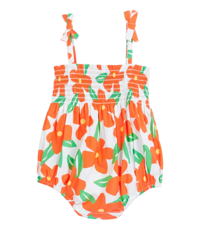Bisby Lucy Bubble Tangerine Melrose Floral - Gabrielle's Biloxi