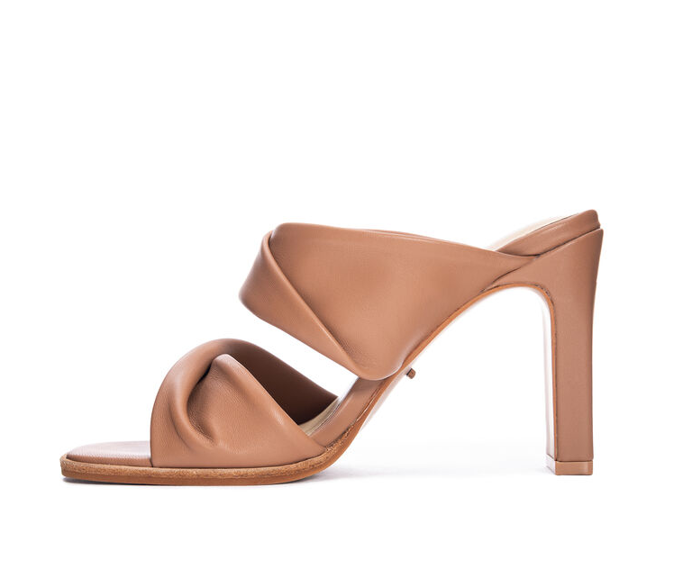 42 Gold Leven Sheep Leather Heel - Tan - Gabrielle's Biloxi
