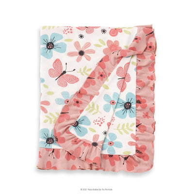 Butterflies & Blooms Stroller Blanket - Gabrielle's Biloxi