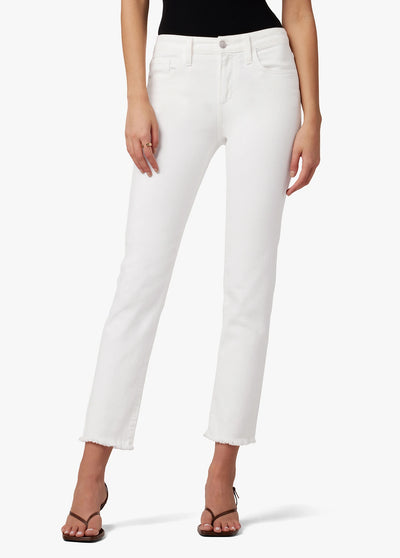 Joe's Jeans Lara Ankle w/ Fray Hem - White - Gabrielle's Biloxi