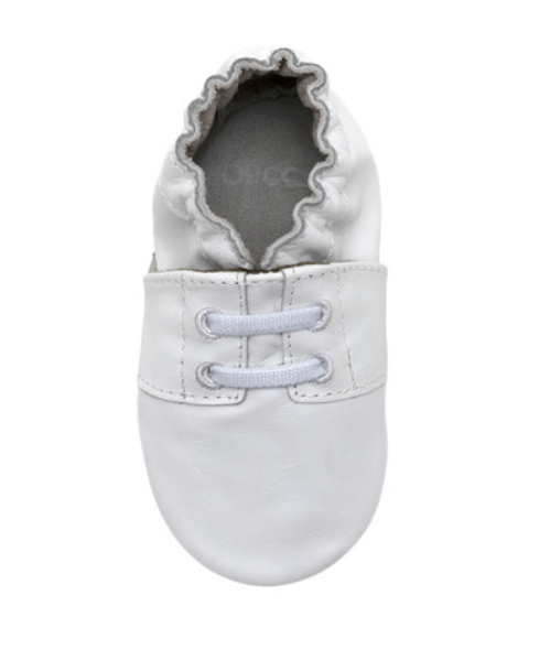 Robeez Special Occasion Soft Sole White Boys - Gabrielle&