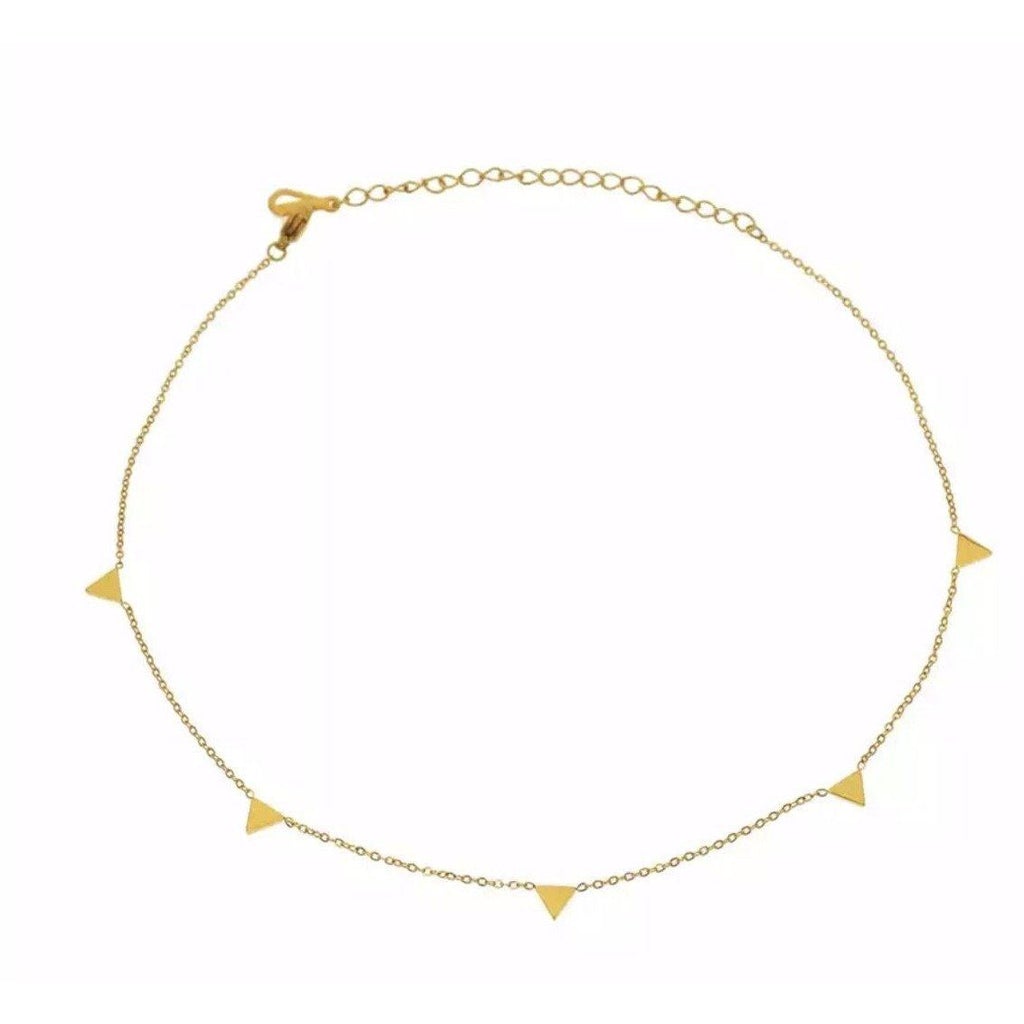 Triangle Gold Choker - Gabrielle's Biloxi