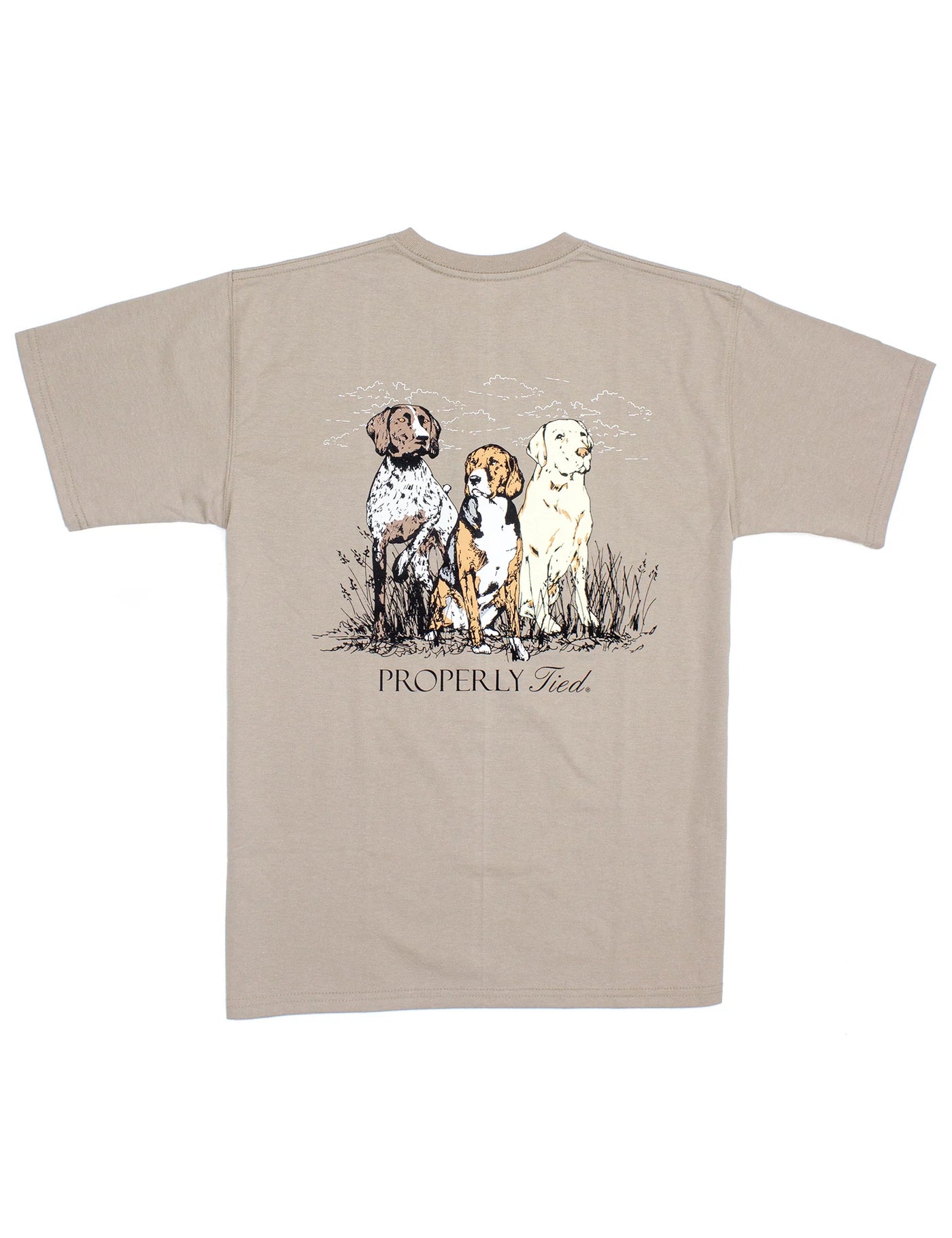 Properly Tied Triple Dog Tee - Sand - Gabrielle's Biloxi