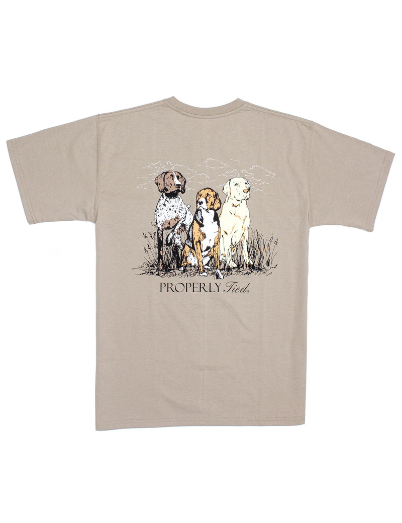 Properly Tied Triple Dog Tee - Sand - Gabrielle&