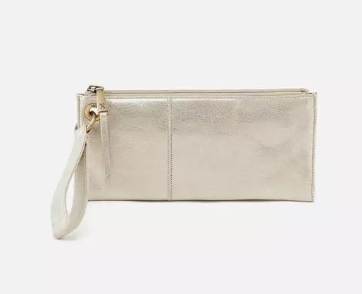 Hobo Vida Wristlet - Pearled Silver Metallic - Gabrielle's Biloxi
