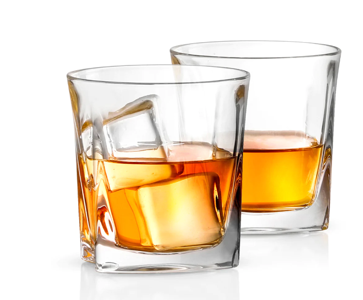 Luna Whiskey Lead-Free Crystal Glass - Gabrielle's Biloxi