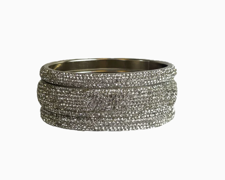 Pursen Bollywood - White Crystal 3pcs - Gabrielle's Biloxi