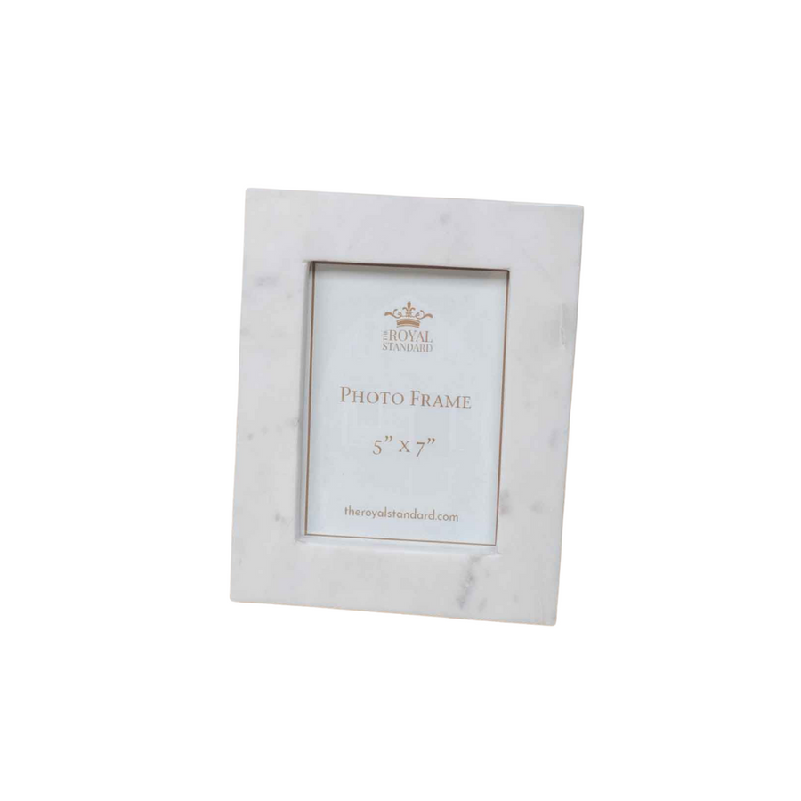 Marble Photo Frame White - Gabrielle's Biloxi