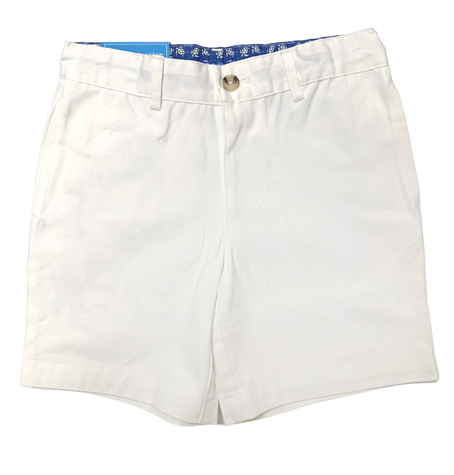 Bailey Boys Short - White Twill - Gabrielle's Biloxi