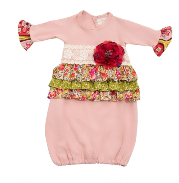 Haute Baby Wild Bloom Gown 0-3 - Gabrielle's Biloxi