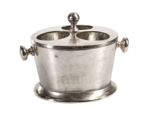 Raw Aluminum Three Bottle Wine Holder - Gabrielle's Biloxi