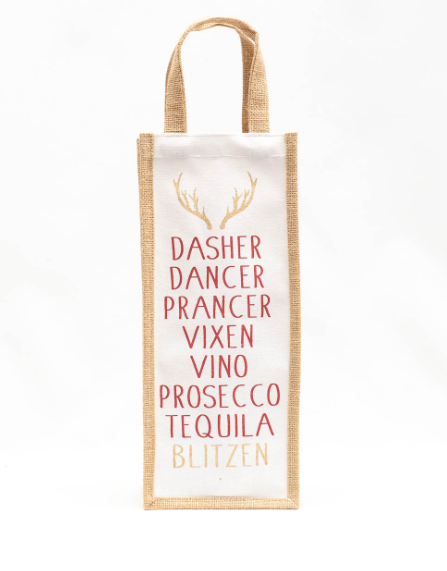 Blitzen Christmas Wine Bag - Gabrielle's Biloxi