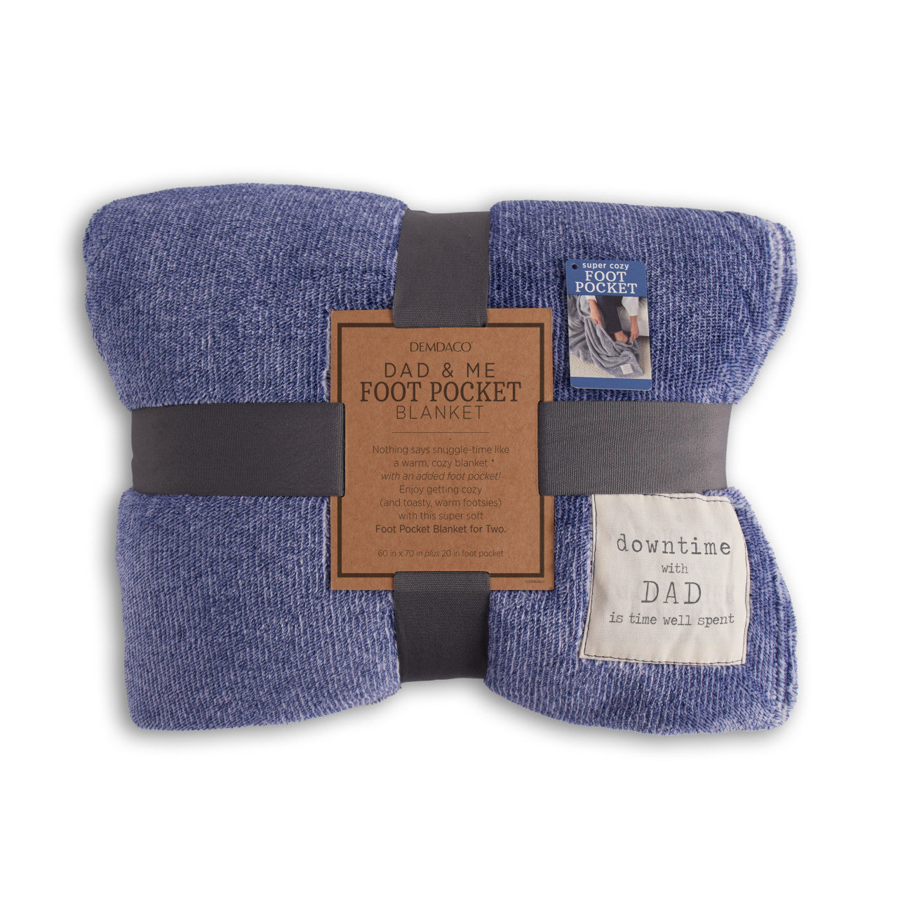 Demdaco Dad & Me Foot Pocket Blanket - Gabrielle's Biloxi
